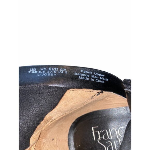 Franco Sarto Women’s Black Block Heel Ankle Boots With Side Zipper L-Josey - Picture 9 of 12